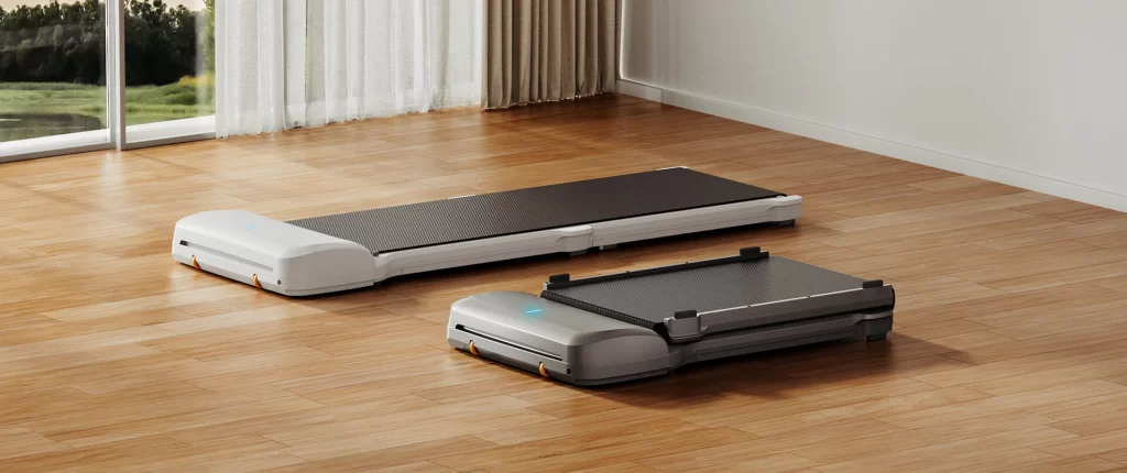 WalkingPad C1 Treadmill Folded and Unfolded